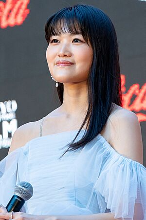 Hayami Saori from "Komada -A Whisky Family-" at Red Carpet of the Tokyo International Film Festival 2023 (53348308348) (cropped).jpg