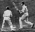 Hobbs batting in 1922
