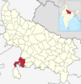 India Uttar Pradesh districts 2012 Jhansi