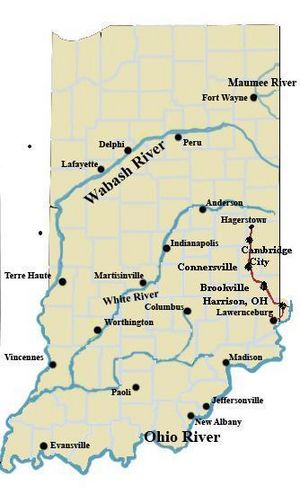 Indiana Whitewater Canal map2