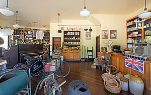 Inside general store at Ferrymead Heritage Park
