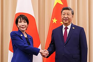 Japan-China Summit Meeting at the APEC South Korea 2025 (cropped)