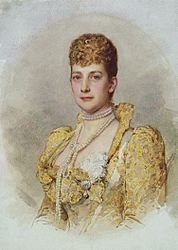 Josefine Swoboda - Queen Alexandra when Princess of Wales 1895