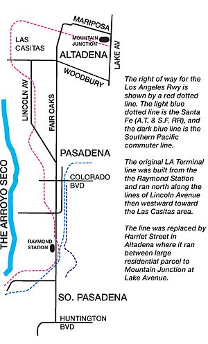 LA terminal Rwy map