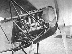LIberty L-6 engine installed in captured Fokker D.VII