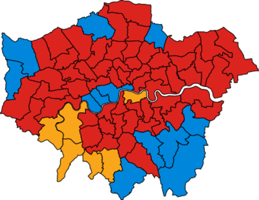 LondonParliamentaryConstituency1997Results