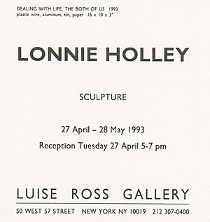 Lonnie Holley Luise Ross Gallery
