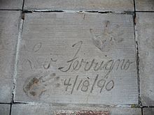 Lou Ferrigno (handprints in cement)