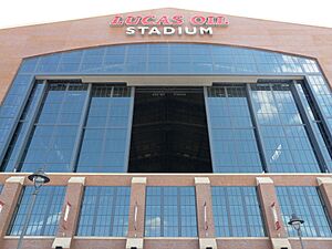 Lucas Oil Stadium - opening