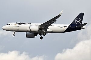 Lufthansa A320neo (D-AINX) @ LHR, Jan 2020