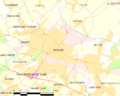 Map commune FR insee code 62119
