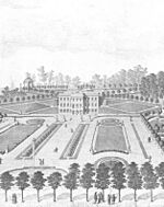Marien Lyst Palace with Jardin's garden
