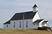 Monroe Community Church at Pickrelltown, former