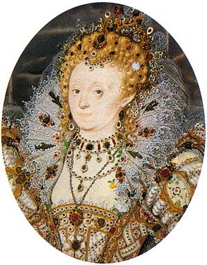 Nicholas Hilliard Elizabeth I c 1595-1600