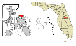 Orange County Florida Incorporated and Unincorporated areas Maitland Highlighted.svg