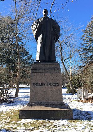 Phillips Brooks Statue on North Andover Common
