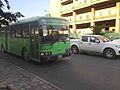 Phnom Penh BRT bus approaching Monivong-Sihanouk station
