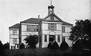 Public school in Wetmore, Kansas (1916)