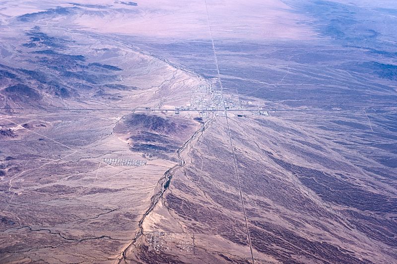 Image Quartzsite, Arizona, seen from the air