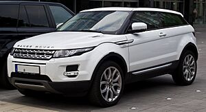 Range Rover Evoque Coupé SD4 4WD Prestige – Frontansicht, 15. Juni 2014, Düsseldorf