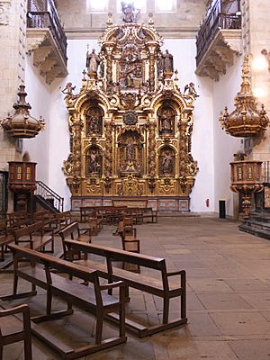 Retablo de la Virgen Inglesa (1742) San Martín Pinario
