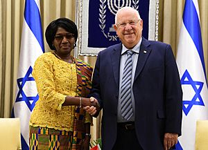 Reuven Rivlin receives the credentials new Ambassadors, March 2018 (2786)