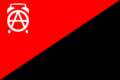 Rojava anarchists flag