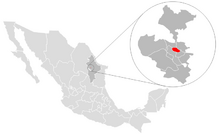 Location of San Nicolás de los Garza in northern Mexico