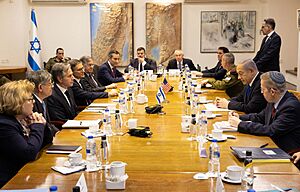 Secretary Blinken Meets with Israeli War Cabinet - 53453976243