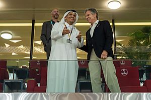Secretary Blinken at the U.S.-Wales Men’s World Cup Match and Opening Ceremony in Doha, Qatar (52515410766)