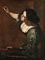 Self-Portrait as the Allegory of Painting (La Pittura) - Artemisia Gentileschi