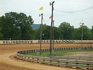 Selinsgrove Speedway Turn Sign