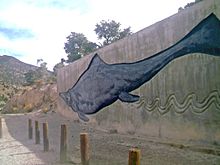 Shonisaur Painting at Berlin-Ichthyosaur State Park (3314357739)
