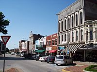 Shops along Fountain Square in Bowling Green, Kentucky 2008