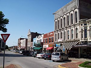 Shops along Fountain Square in Bowling Green, Kentucky 2008