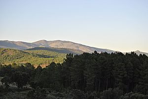 The Sierra de Gata range seen from Acebo