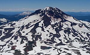 South Sister from Middle Sister