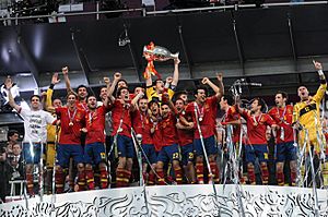 Spain national football team Euro 2012 trophy 01