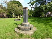Sundial in Overton churchyard, Cheshire