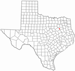 Location of Trinidad, Texas