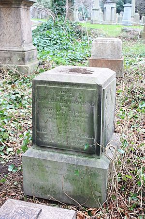 The grave of Prof Arthur Connell, Warriston Cemetery, Edinburgh