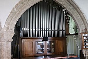 The organ, St Uny's Church, Lelant