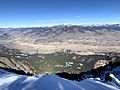 View of Gardiner, MT from Sepulcher Mountain