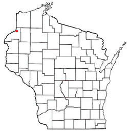 Location of Swiss, Wisconsin