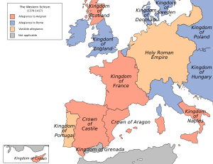 Western schism 1378-1417