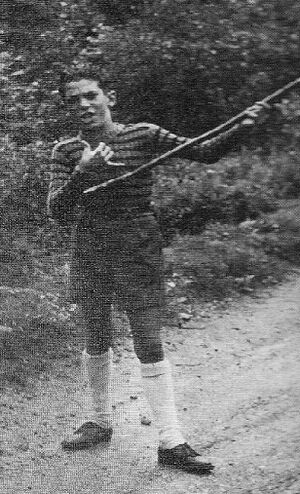 Young Sergio Franchi in Italy