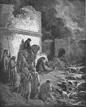 108.Nehemiah Views the Ruins of Jerusalem's Walls