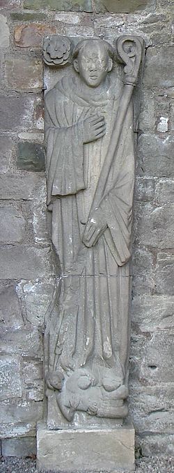 13th Century Dundrennan Abbot Effigy
