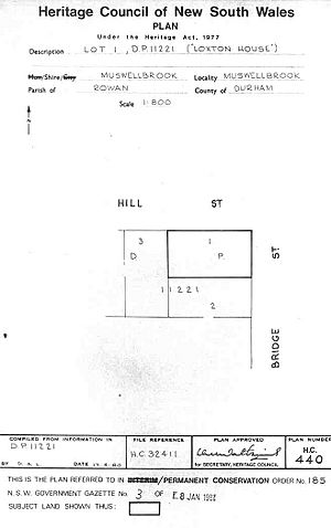 185 - Loxton House - PCO Plan Number 185 (5045633p1)