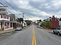 2016-07-28 17 05 54 View south along Maryland State Route 66 (Water Street) at Pennsylvania Avenue in Smithsburg, Washington County, Maryland